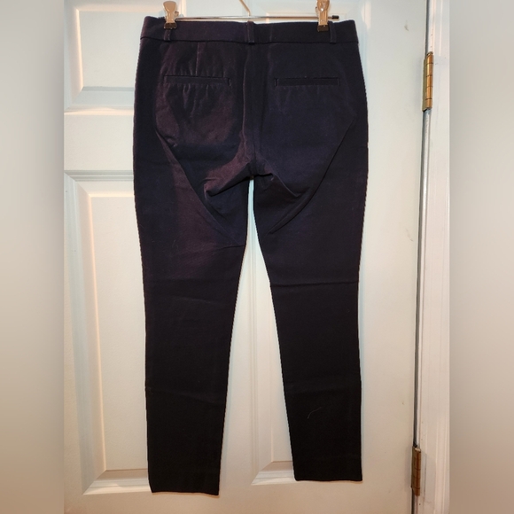 Banana Republic Womens Pants Blue Size 0 Sloan Stretch Rayon Cotton Blend - Picture 4 of 8